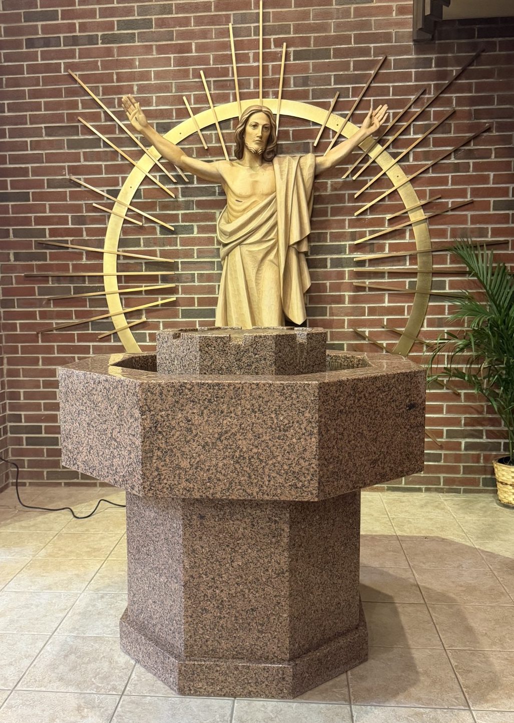baptismal font